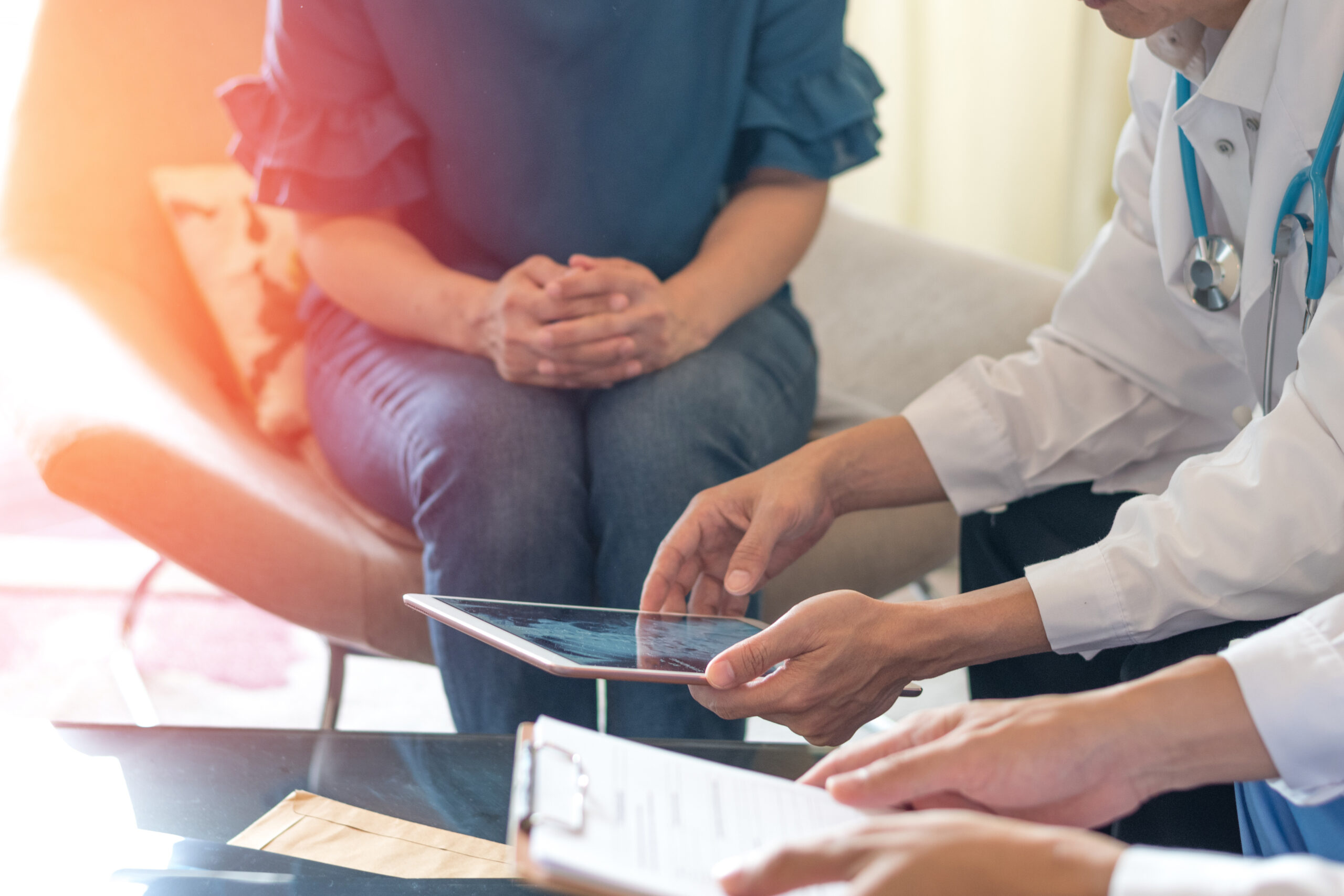 Doctors and patient healthcare concept.